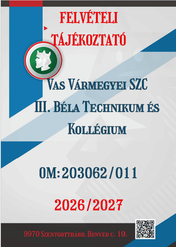 Beiskolázási tájékoztató 2026/2027-es tanévre